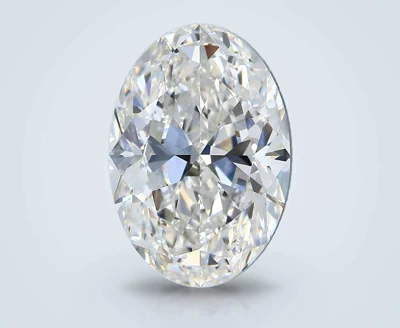 7.02ct H VS1 Rare Carat Ideal Cut Oval Diamond