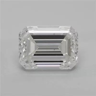 2.00ct I VS2 Rare Carat Ideal Cut Emerald Diamond