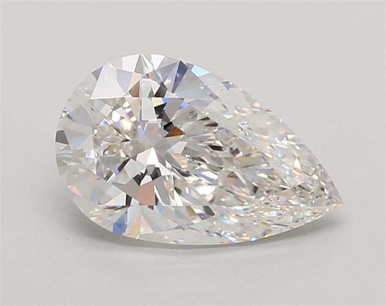 2.05ct F VVS2 Rare Carat Ideal Cut Pear Lab Grown Diamond