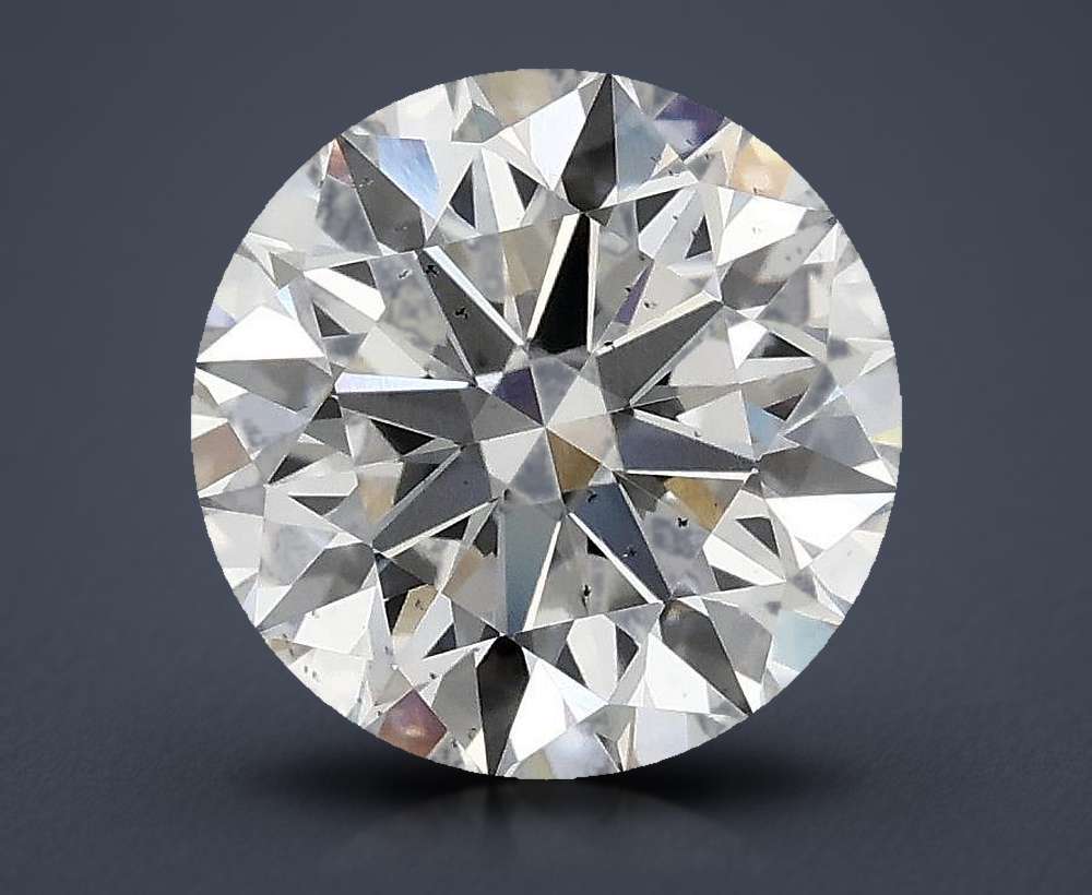 2.58ct E SI1 Excellent Cut Round Lab Grown Diamond