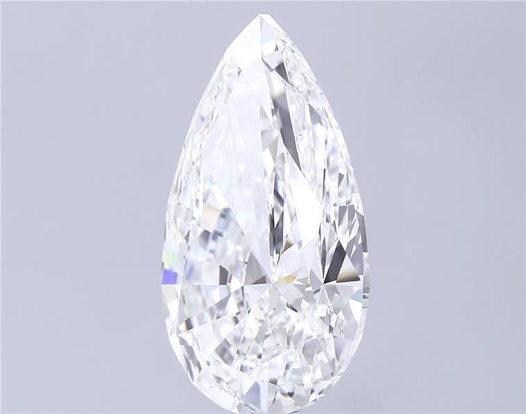 10.01ct F VS1 Rare Carat Ideal Cut Pear Lab Grown Diamond