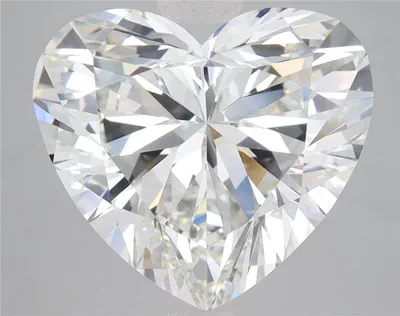 7.31ct G VVS2 Rare Carat Ideal Cut Heart Lab Grown Diamond
