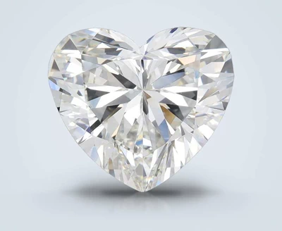 7.31ct G VVS2 Rare Carat Ideal Cut Heart Lab Grown Diamond