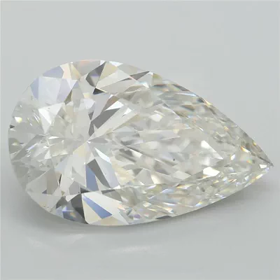 5.67ct G VS1 Rare Carat Ideal Cut Pear Lab Grown Diamond