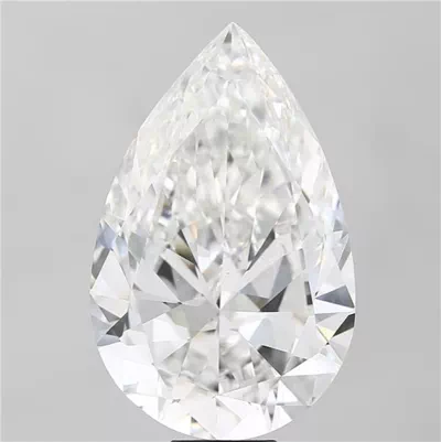 15.00ct F VVS2 Very Good Cut Pear Lab Grown Diamond