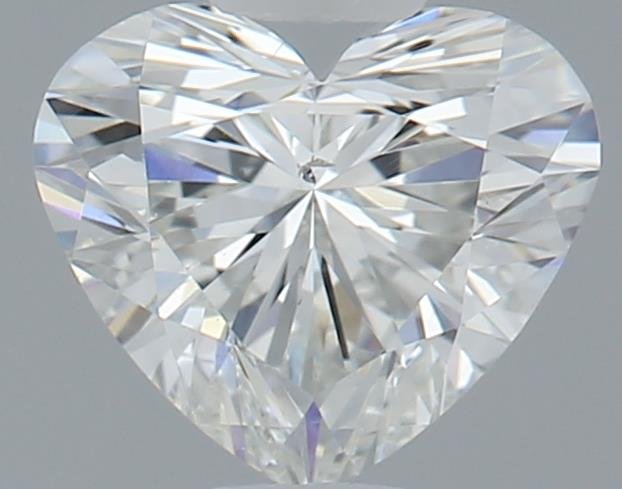 0.58ct H SI2 Rare Carat Ideal Cut Heart Diamond