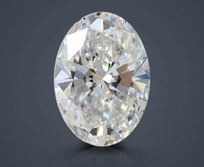 2.03ct D VVS2 Rare Carat Ideal Cut Oval Lab Grown Diamond