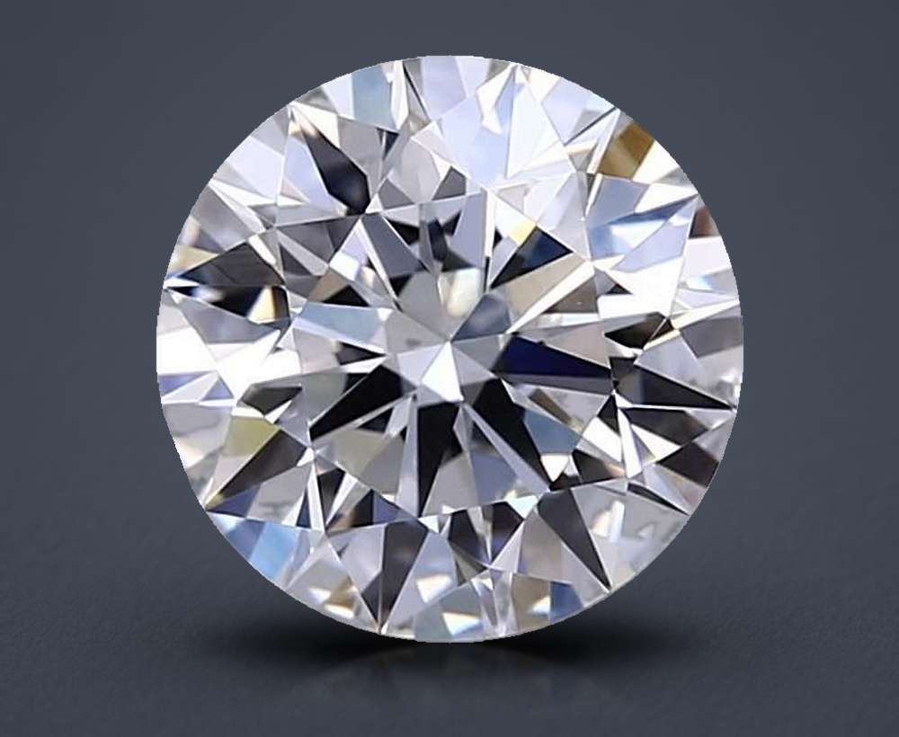 2.31ct E VVS2 Rare Carat Ideal Cut Round Lab Grown Diamond