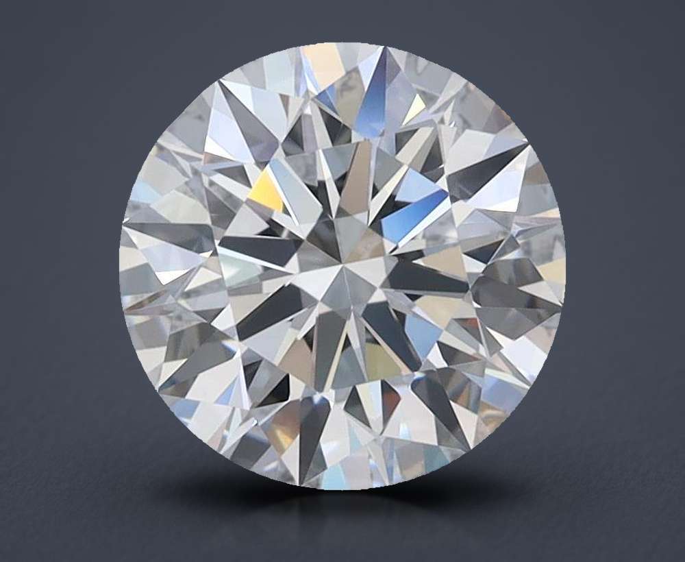 1.87ct D VVS2 Rare Carat Ideal Cut Round Lab Grown Diamond