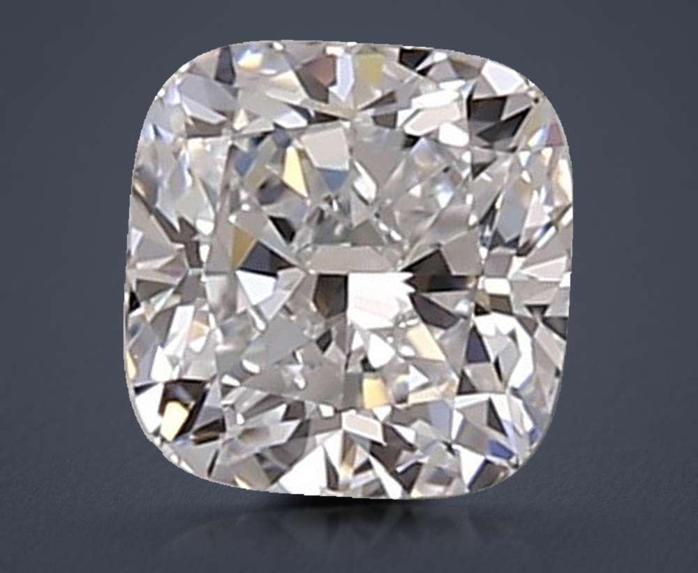0.63ct D IF Very Good Cut Cushion Lab Grown Diamond