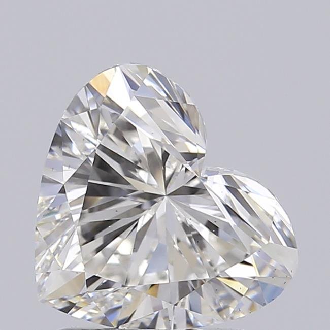 1.50ct F VS2 Good Cut Heart Lab Grown Diamond