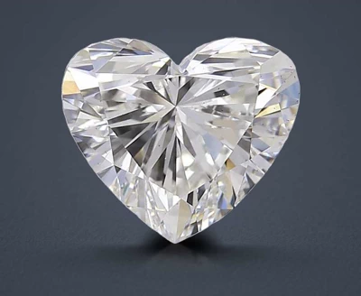 1.50ct F VS2 Good Cut Heart Lab Grown Diamond
