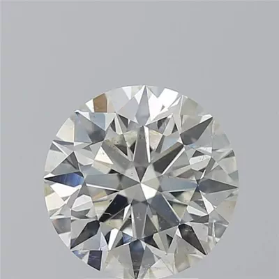 3.80ct J SI2 Rare Carat Ideal Cut Round Diamond
