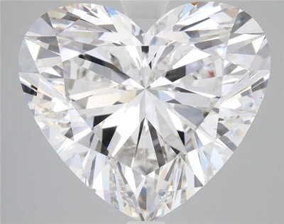 8.39ct G VS2 Rare Carat Ideal Cut Heart Lab Grown Diamond