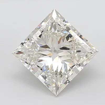 7.03ct G VS2 Very Good Cut Princess Lab Grown Diamond