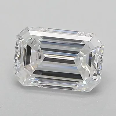 0.73ct E VVS1 Rare Carat Ideal Cut Emerald Lab Grown Diamond