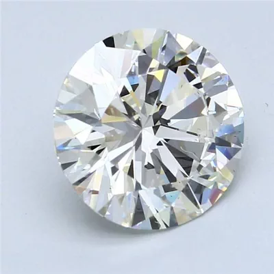 4.08ct H VS2 Rare Carat Ideal Cut Round Diamond