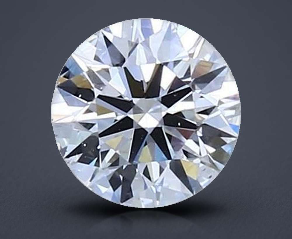 0.78ct D VS2 Rare Carat Ideal Cut Round Diamond