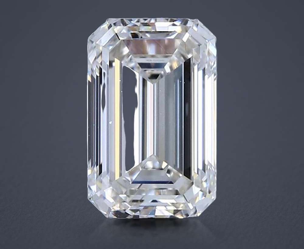 1.72ct I VVS2 Rare Carat Ideal Cut Emerald Diamond