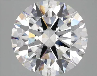 4.09ct F SI1 Rare Carat Ideal Cut Round Lab Grown Diamond