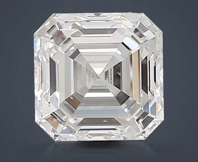 2.08ct D VVS1 Rare Carat Ideal Cut Asscher Lab Grown Diamond