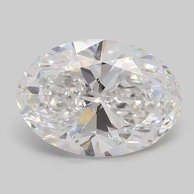 4.03ct D VS1 Rare Carat Ideal Cut Oval Lab Grown Diamond