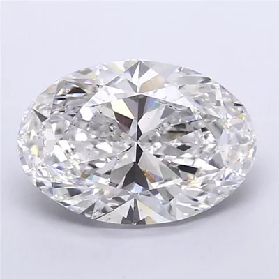 6.00ct D SI1 Rare Carat Ideal Cut Oval Lab Grown Diamond