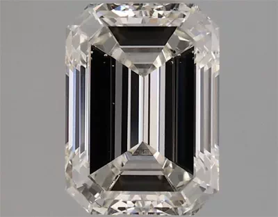 2.00ct G SI1 Very Good Cut Emerald Lab Grown Diamond