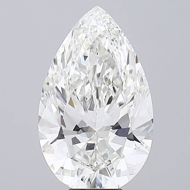 10.06ct F VVS2 Rare Carat Ideal Cut Pear Lab Grown Diamond