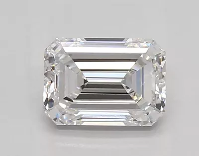 0.95ct D VVS1 Excellent Cut Emerald Lab Grown Diamond