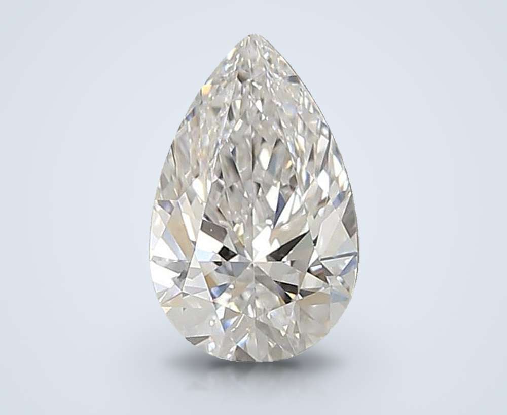 1.20ct D VVS2 Rare Carat Ideal Cut Pear Lab Grown Diamond