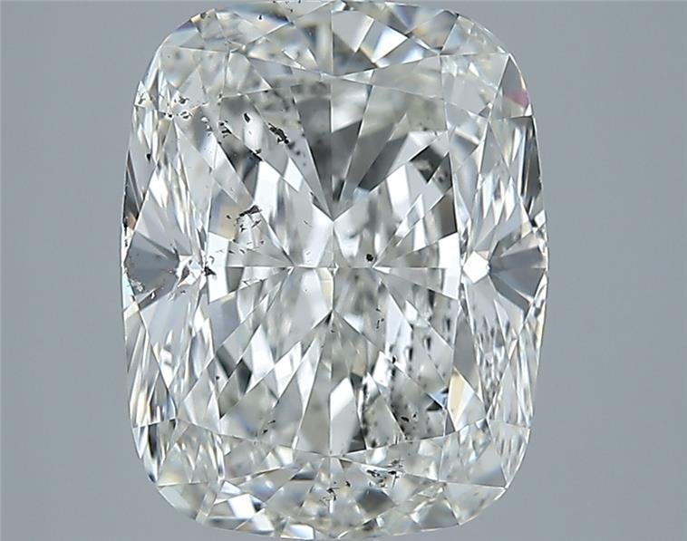 5.00ct J SI2 Rare Carat Ideal Cut Cushion Diamond