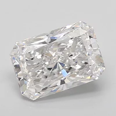 3.05ct E VVS2 Rare Carat Ideal Cut Radiant Lab Grown Diamond
