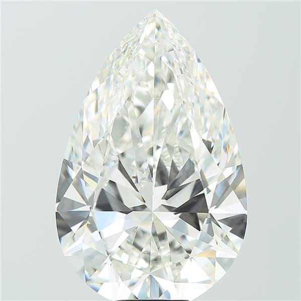 15.05ct F VVS2 Rare Carat Ideal Cut Pear Lab Grown Diamond