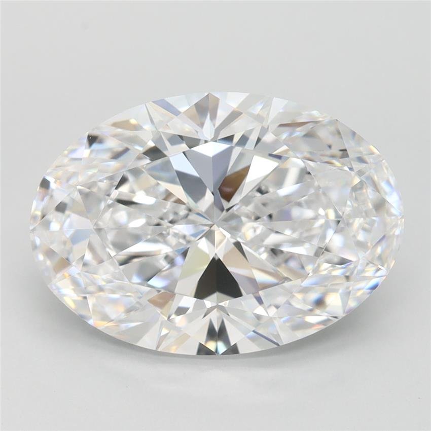4.08ct E VVS2 Rare Carat Ideal Cut Oval Lab Grown Diamond
