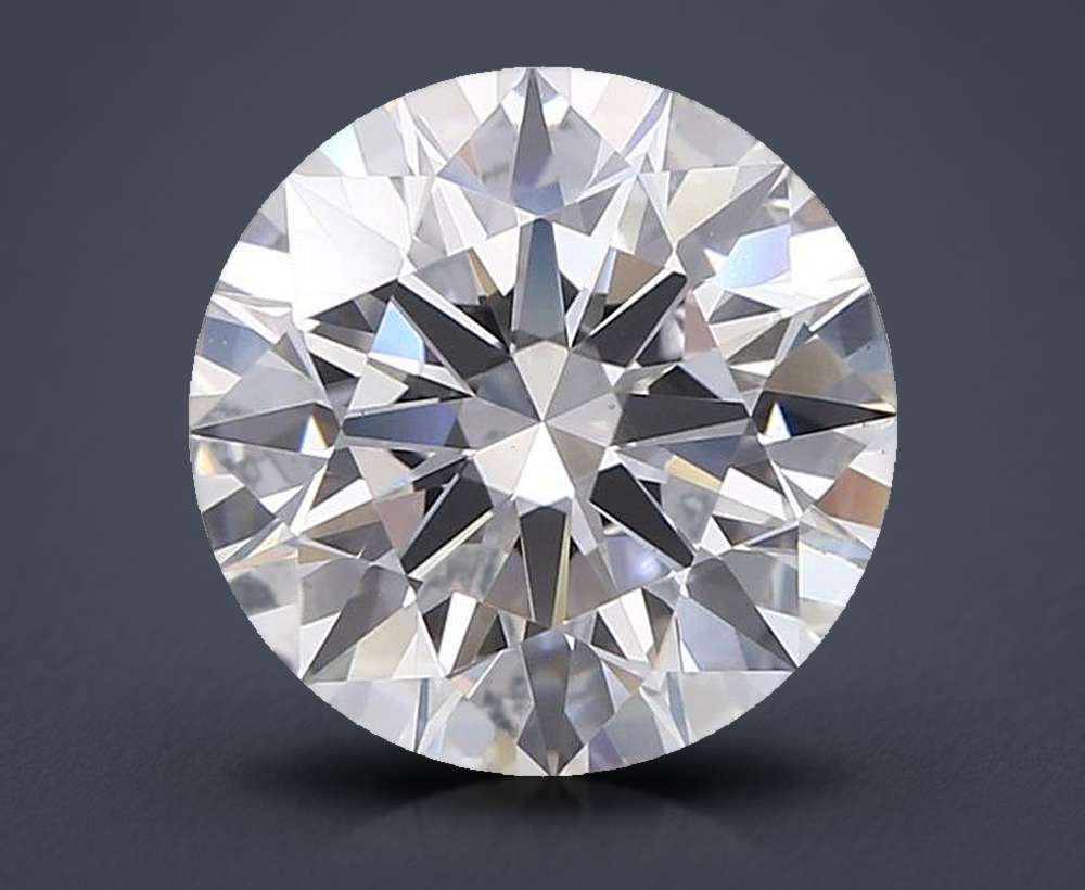 4.07ct D VS1 Rare Carat Ideal Cut Round Lab Grown Diamond