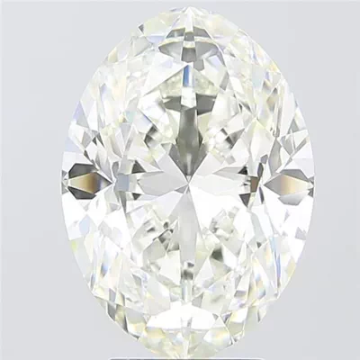 5.01ct I VS2 Rare Carat Ideal Cut Oval Diamond
