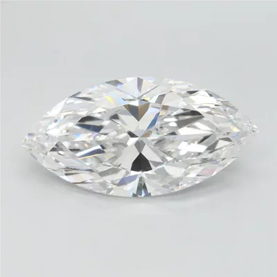 2.31ct D FL Rare Carat Ideal Cut Marquise Lab Grown Diamond