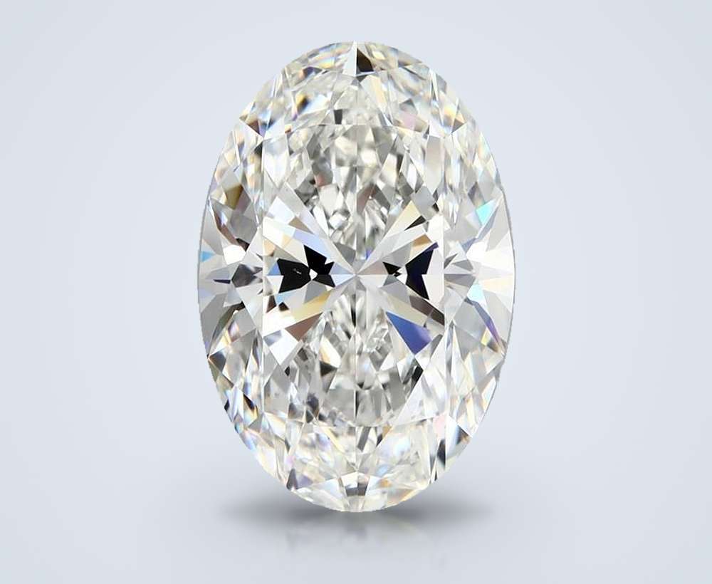 5.50ct G VS2 Rare Carat Ideal Cut Oval Diamond