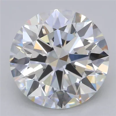 3.01ct F VVS2 Excellent Cut Round Lab Grown Diamond