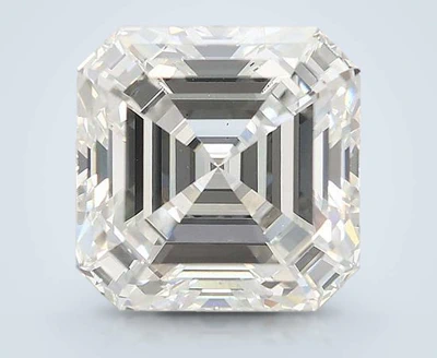 4.08ct F VS1 Rare Carat Ideal Cut Asscher Lab Grown Diamond