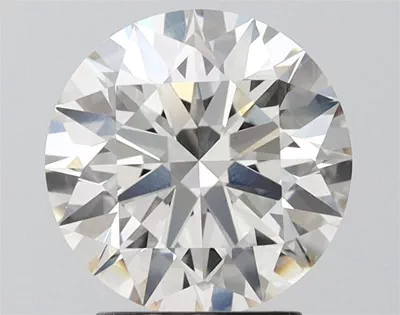 2.58ct H VVS2 Rare Carat Ideal Cut Round Lab Grown Diamond