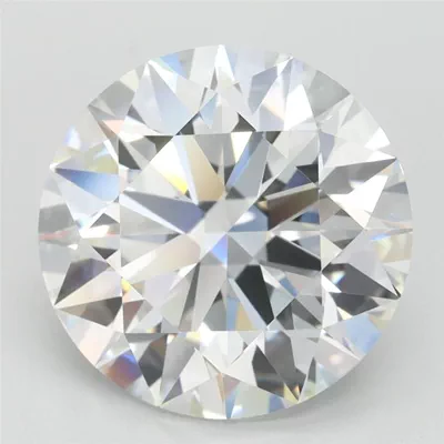 4.39ct D FL Rare Carat Ideal Cut Round Lab Grown Diamond