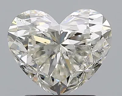2.01ct J SI2 Rare Carat Ideal Cut Heart Diamond