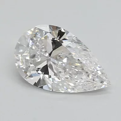 0.99ct D VS2 Rare Carat Ideal Cut Pear Lab Grown Diamond