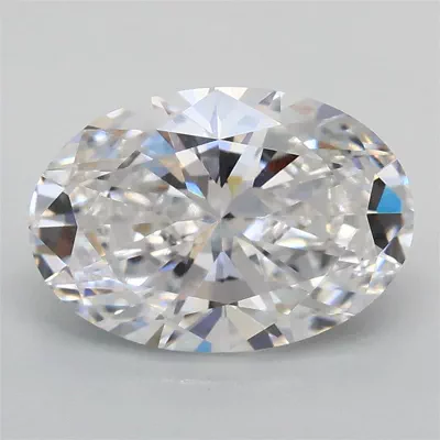 2.07ct D VS1 Rare Carat Ideal Cut Oval Lab Grown Diamond