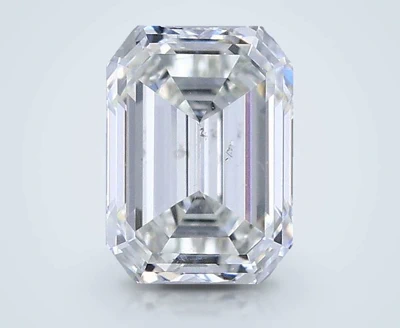 0.50ct I SI2 Rare Carat Ideal Cut Emerald Diamond
