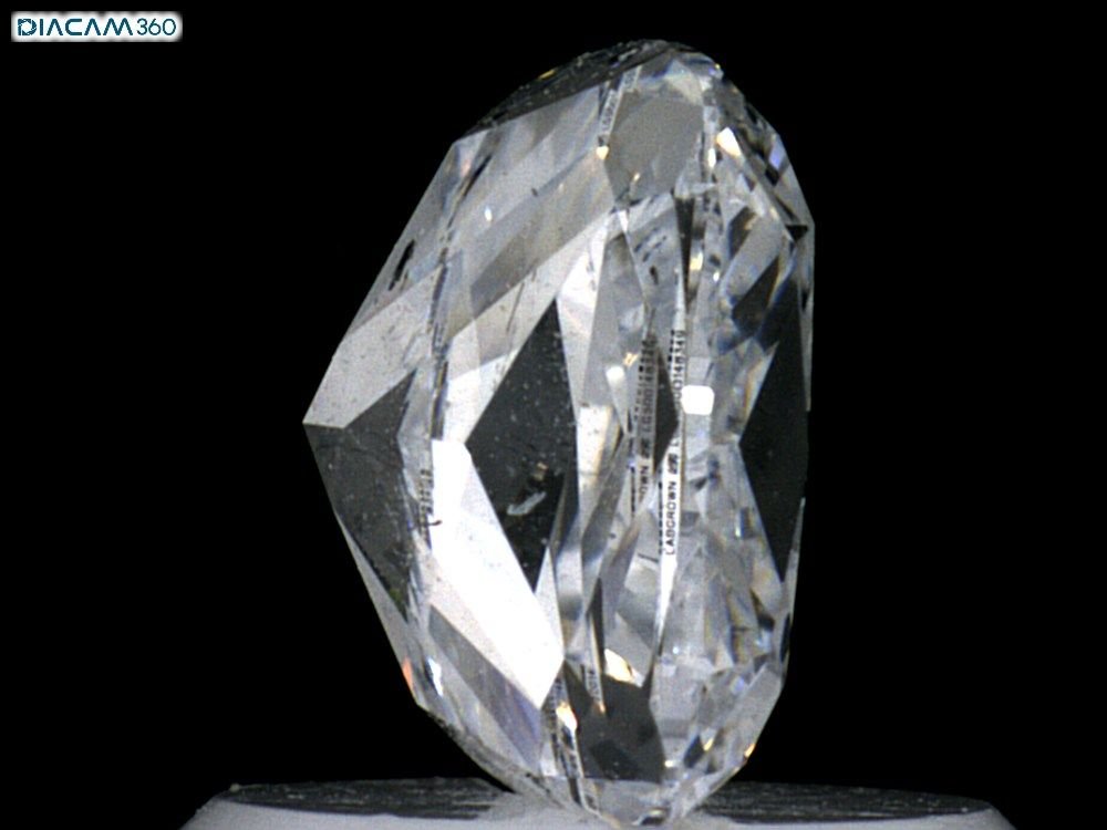 1.08ct E SI2 Very Good Cut Cushion Lab Grown Diamond