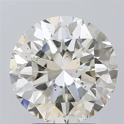 3.50ct J SI1 Excellent Cut Round Diamond
