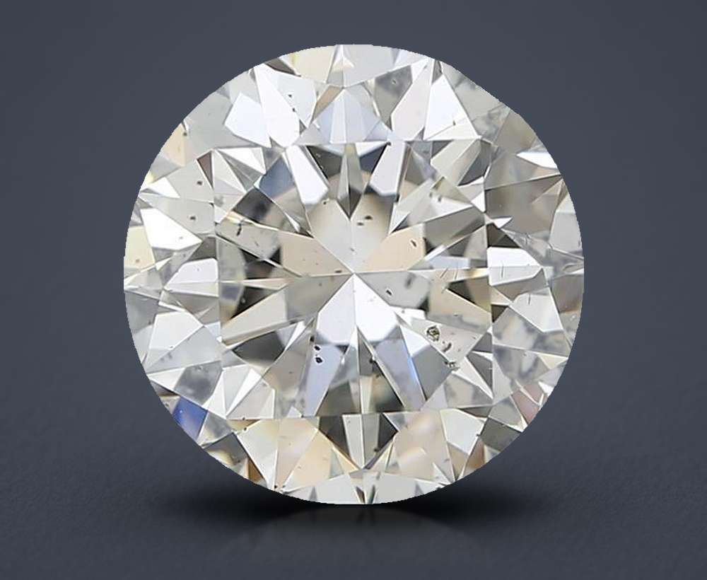 3.50ct J SI1 Excellent Cut Round Diamond
